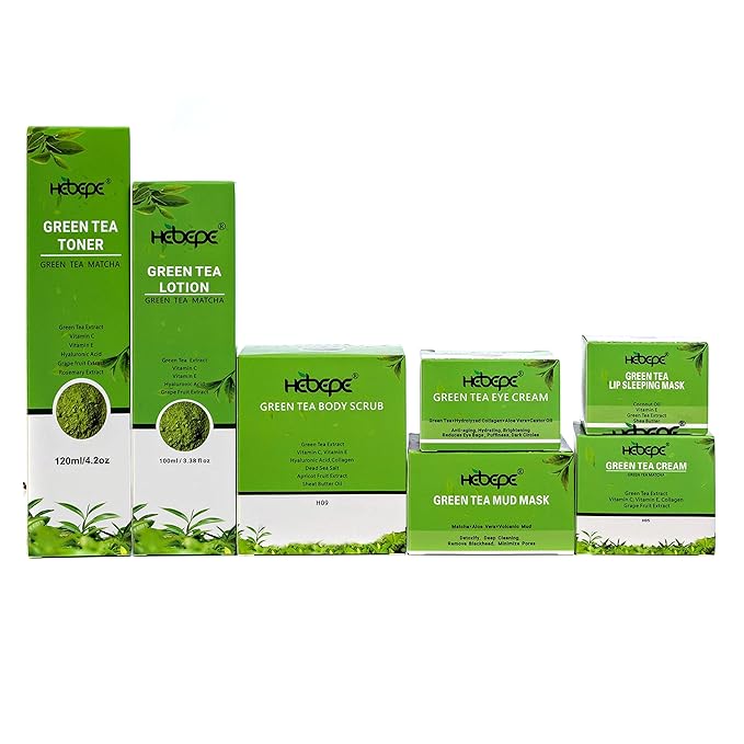 Hebepe Green Tea Matcha Facial Toner Mist, Peppermint, 120ml