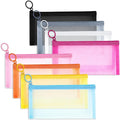 Fassave 8 Pack Mini Zipper Mesh Makeup Bags, Nylon Cosmetic Bags Toiletry Purse Travel Organizer Bags Inside Bag for Office Travel Organization (Multicolor, M)
