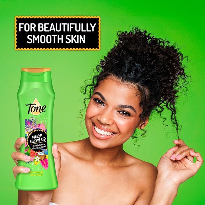 Tone Body Wash, Miami Glow Up, 16 Fl Oz, 6-Pack