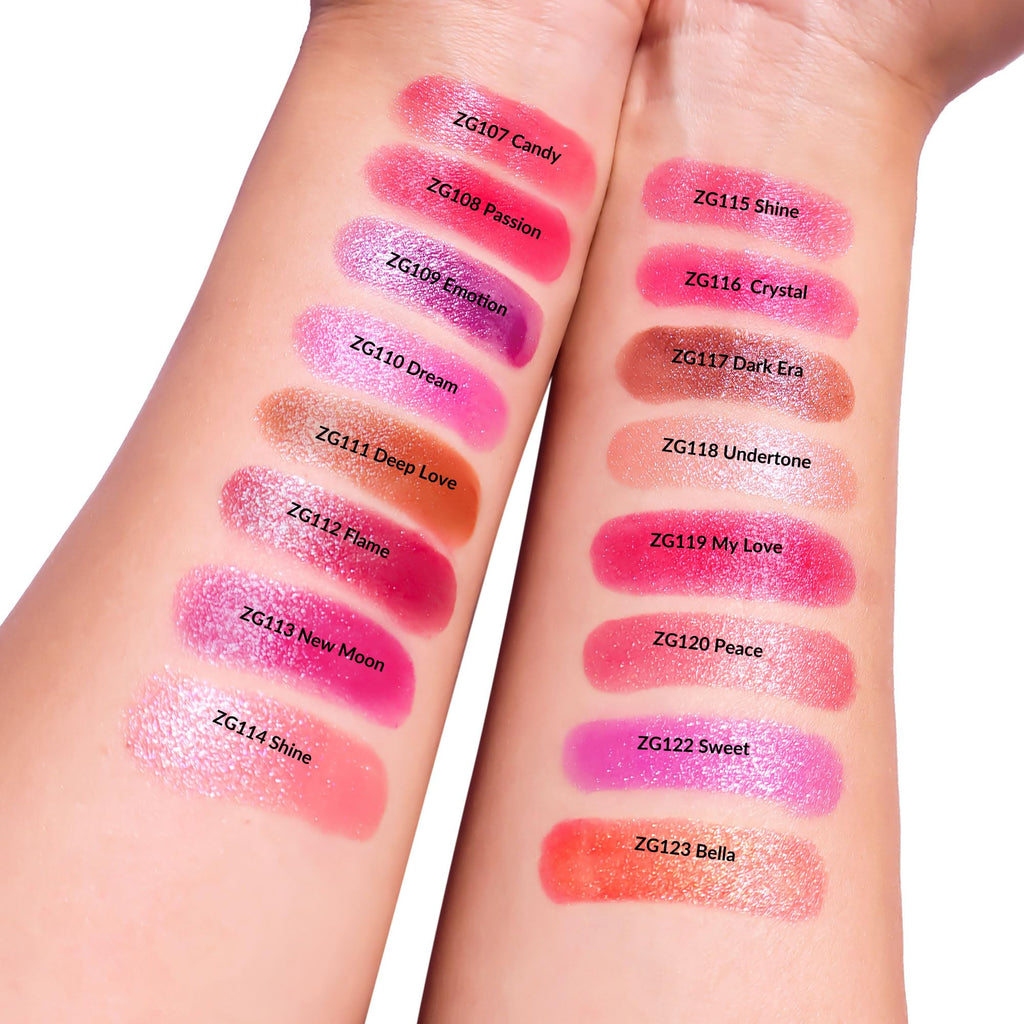 Depuplum Purple Red Lipstick Moisturizing for Women Shimmer Tinted Lip Balm Hydrate Nourish Mauve Lip Gloss Cruelty Free Lip Makeup, ZG113 Flame