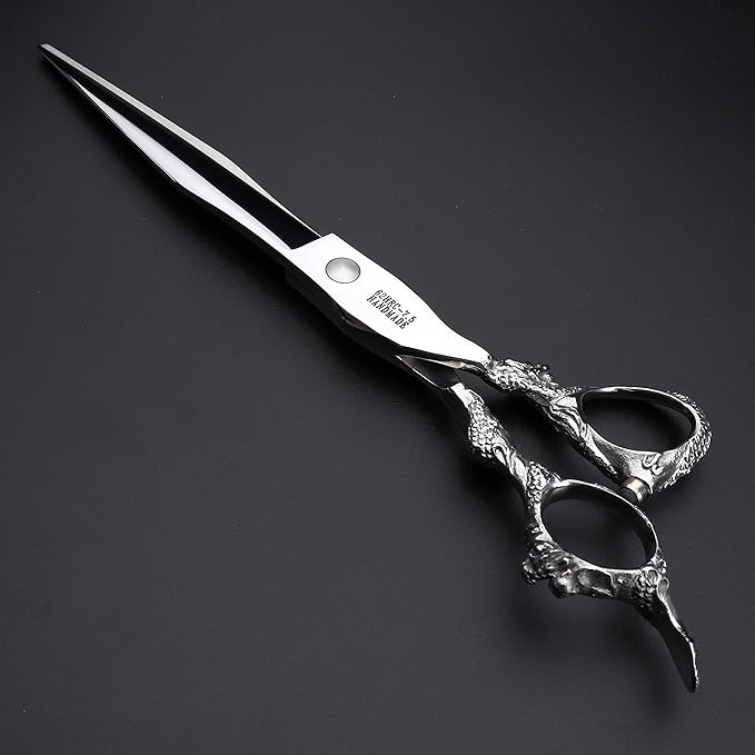 5.5/6 /7 Inch Knight Professional Japanese Hair Scissors Barber Scissors Set (7.5 inch Cutting)