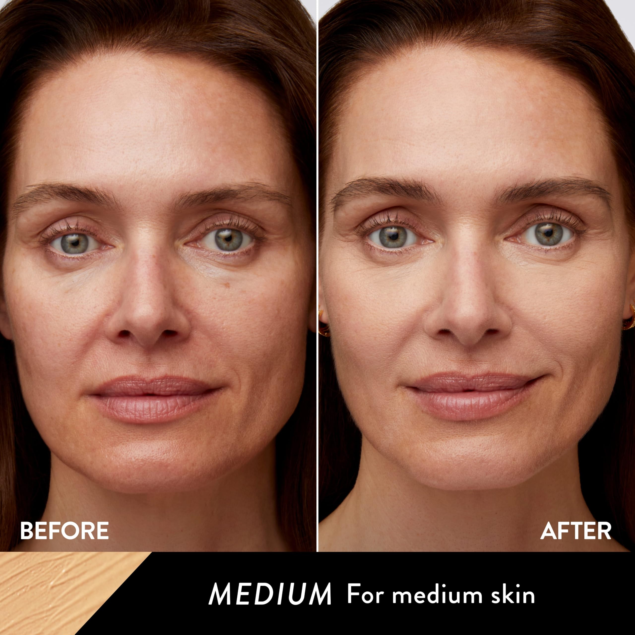 LAURA GELLER NEW YORK Ideal Fix Under Eye Concealer for Mature Skin – 04 Medium - Full Coverage, Anti-Aging, Color Correcting – Covers Dark Circles & Blemishes – Hydrating, Crease-Free, Long-Lasting