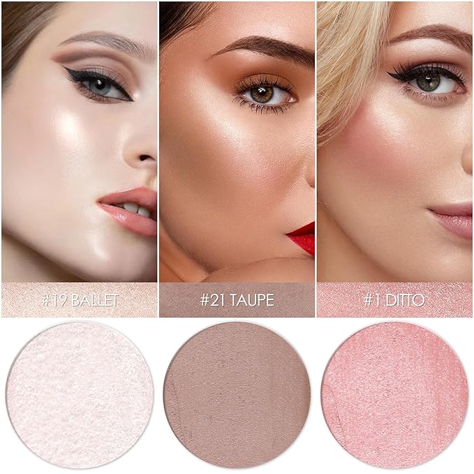 3 Pcs FAIR-COOL Contour Stick Set,Professional Makeup Kit for All Skin