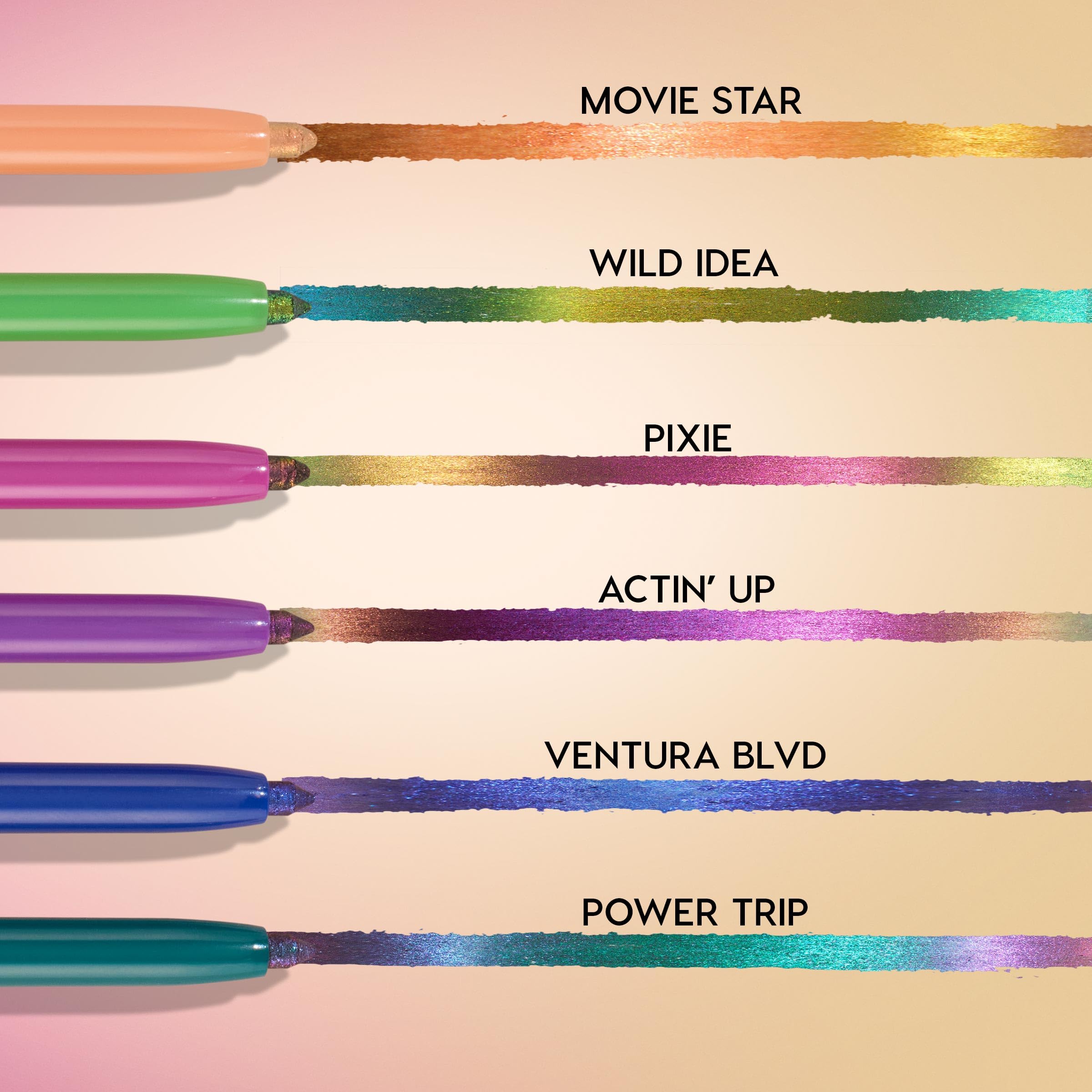 ColourPop Crème Gel Waterproof Chrome Eyeliner - 18HR Wear, Ultra-Pigmented Eyeliner Pencil with Matte & Metallic Finishes - Smudge-Proof, Vegan & Cruelty-Free - Ventura Blvd (0.01 oz)