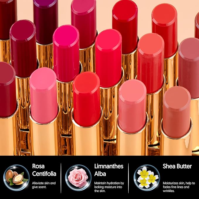 MAKI YIKA Moisture Purple Lipstick for Women Hydrate Tinted Lip Balm for Dry Cracked Lips Glossy Lilac Lip Color Juicy Finish, MA070 Sweet Lilac