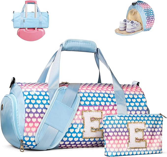 Vogewood Birthday Gifts for Girls-Tween Girl Travel Bag with Makeup Pouch