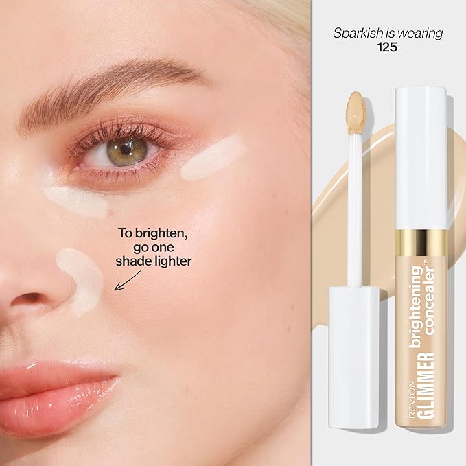 Revlon Glimmer Brightening Concealer, 125, 0.3 fl oz