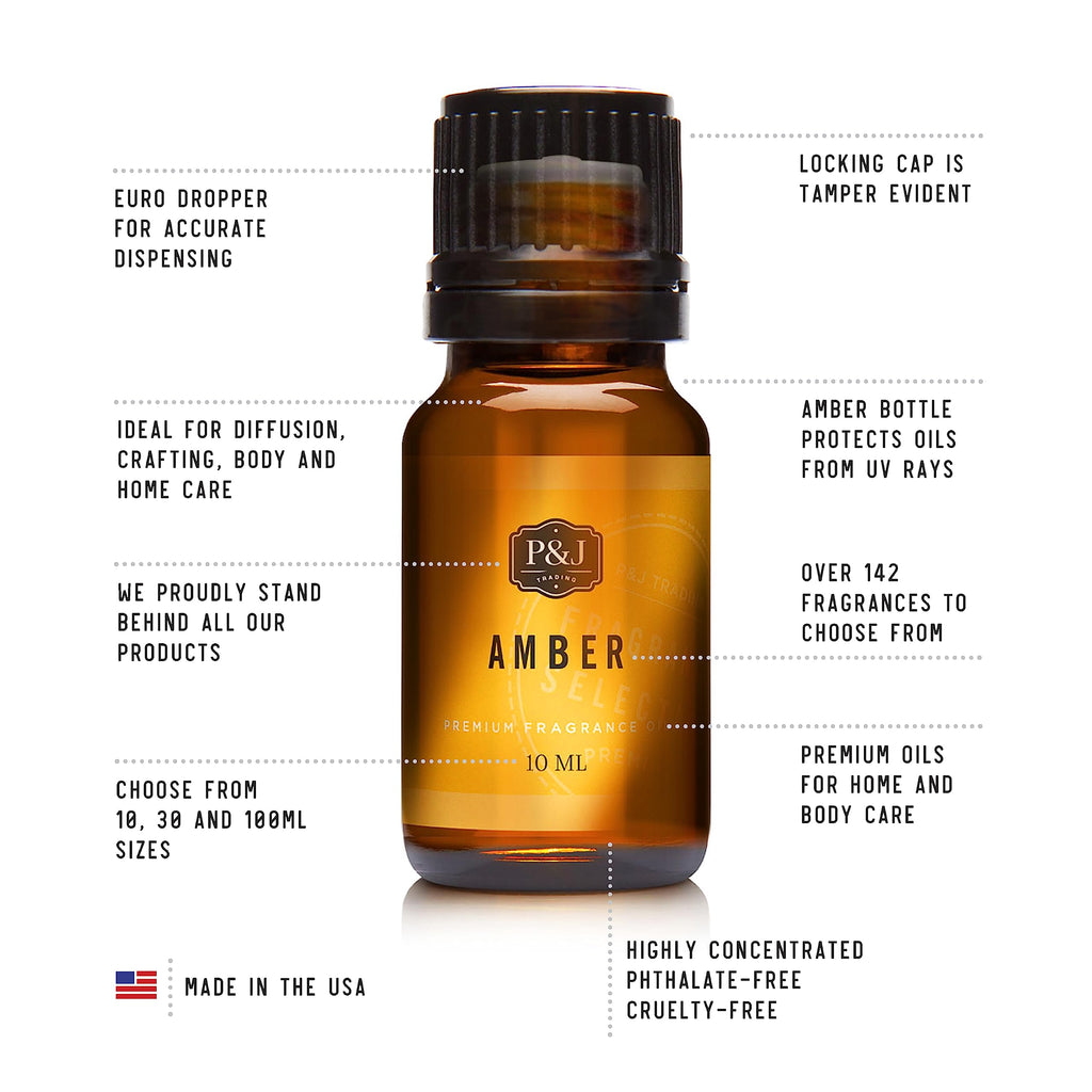 P&J Trading Fragrance Oils for Diffusers for Home Sweet Set Fragrance Scents for Candle Making - Soap Making Supplies - Car Diffuser Scents - Essential Home Gift Set - Cotton Candy, Smores & More
