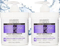 Advanced Clinicals Hyaluronic Acid Moisturizer Body Cream With Vitamin E | Hydrating Cream & Body Lotion For Women & Men To Help Improve Look of Wrinkles, Dry Skin, Crepey Looking Skin, 16OZ, 2-Pack