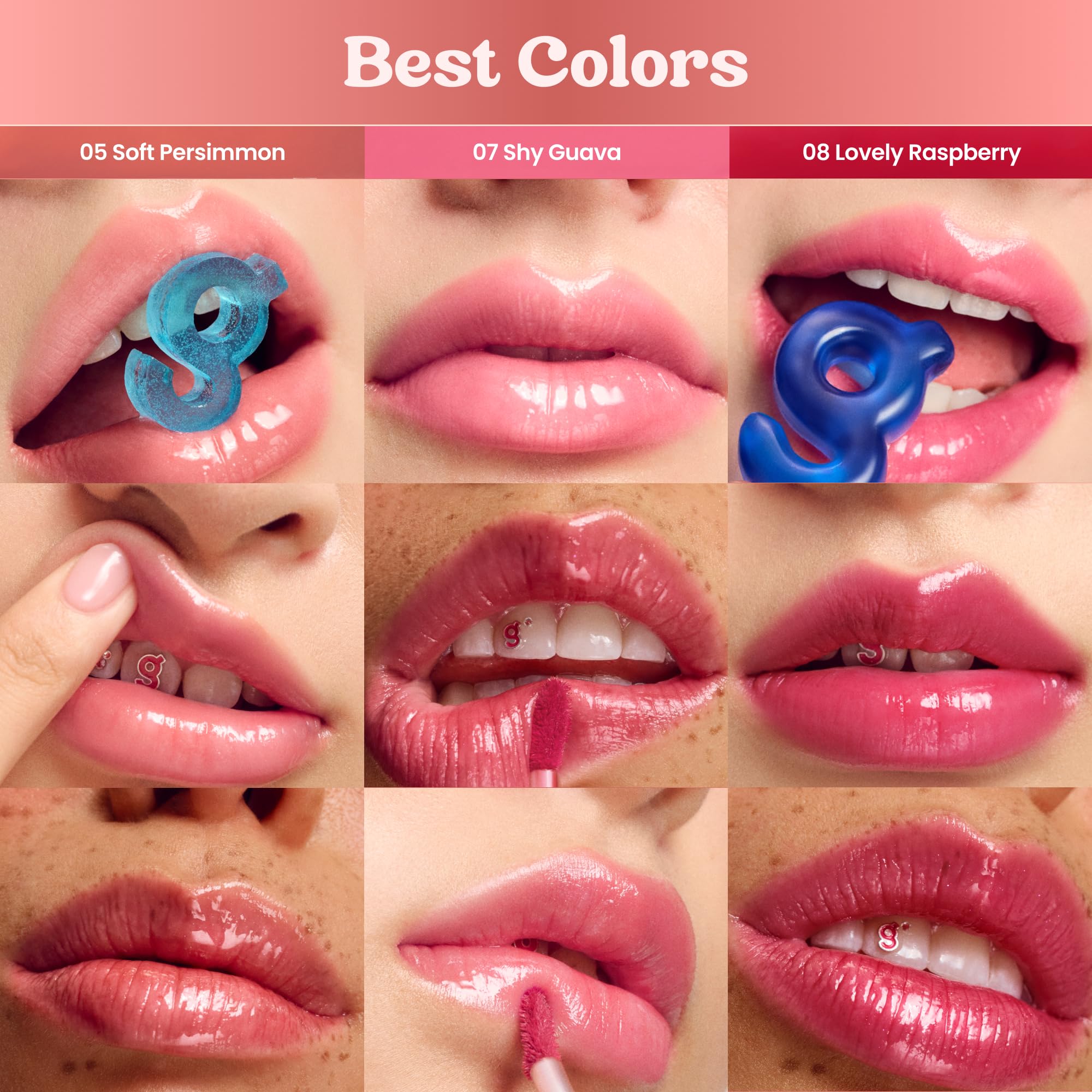 COLORGRAM FRUITY GLASS TINT 11 BUBBLES PINK | Long-Lasting Glossy Lip Tint for Effortless Glow | Radiant, Non-Sticky | Korean Beauty Lip Gloss for Daily Wear