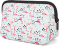 AJLTPA Waterproof Neoprene Cosmetic Bag, Flamingo