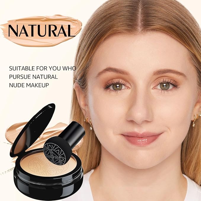 CC Cream for Older Women, Self Adjusting for Mature Skin Reducing Face Makeup for a Glowing Complexion, Moisturizing Concealer Brighten (Natural, 3.21 Ounce (Pack of 1))