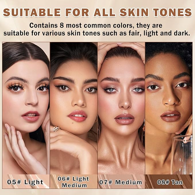 QIUFSSE Airbrush Foundation Makeup Spray (05 Light)
