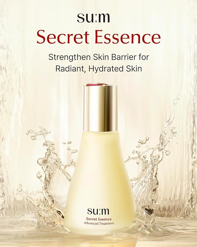 SU:M Secret Essence Advanced Treatment Special Set (5-Piece) - Korean Skin Care Gift, Hydrating Face Serum for Skin Barrier Repair & Glowing Skin, Facial Anti-Aging (1.52 fl oz)