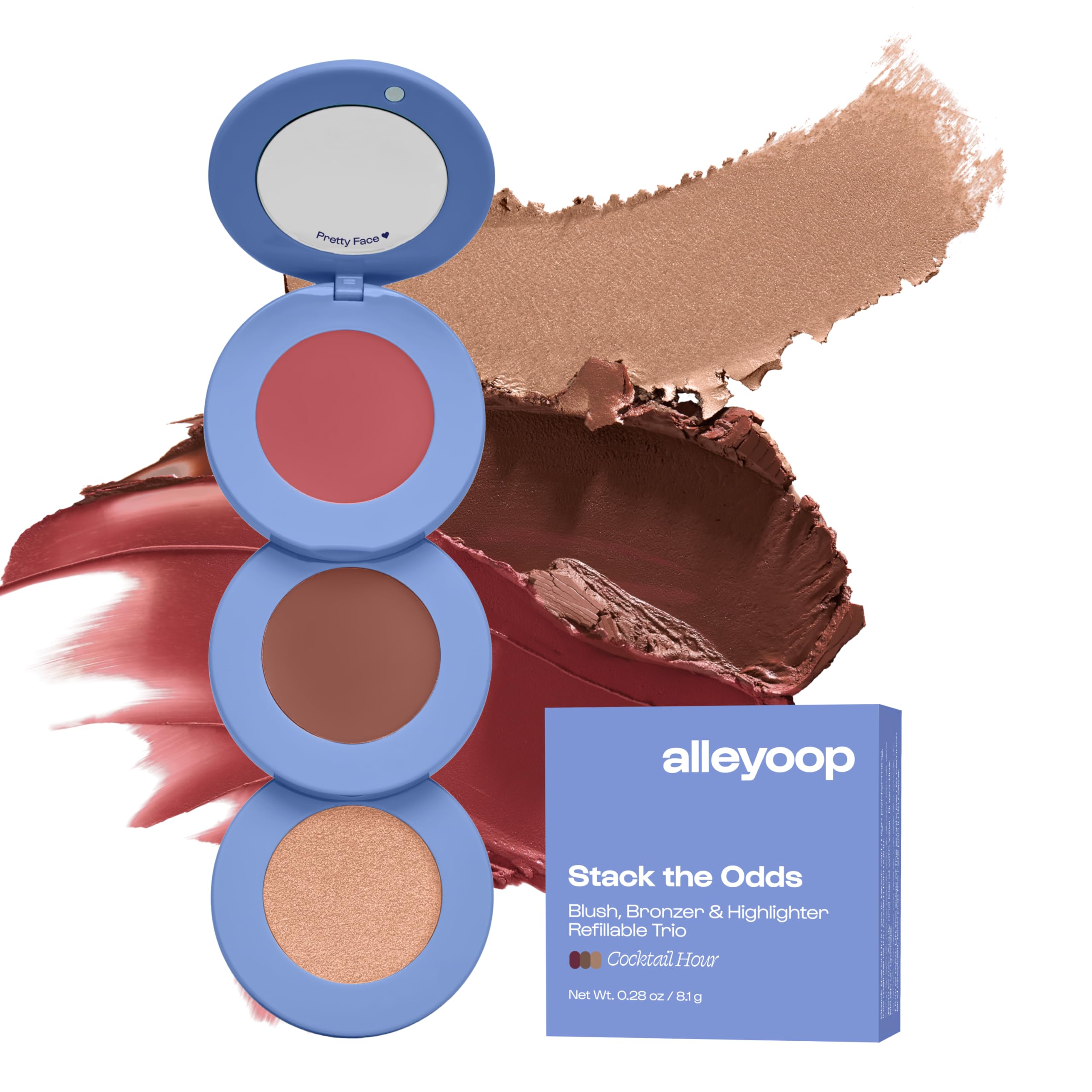Alleyoop Stack the Odds, Travel Makeup, Mini Makeup, Cocktail Hour