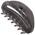 Camila Paris CP3124 French Hair Clips for Women, 3.5" Gray, Large Claw Clip Strong Hold All Day, No Damage No Slip Claw Clips for Thick Curly Wavy Fine Straight Hair, Jaw Clip Made in France