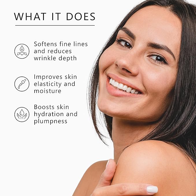 Asterwood Matrixyl 3000 & Argireline Peptide Serum with Hyaluronic Acid