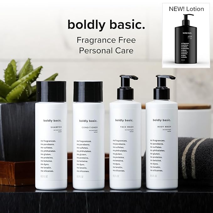 Boldly Basic Fragrance Free Face Wash - Unscented - Dermatologist Tested