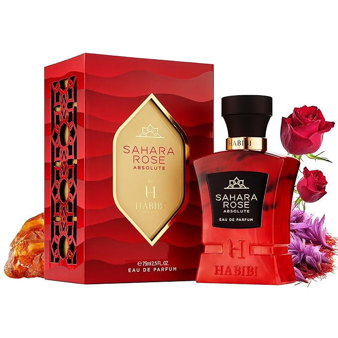 H HABIBI Sahara Rose Absolute Eau de Parfum Perfume for Women and Men 75 ml