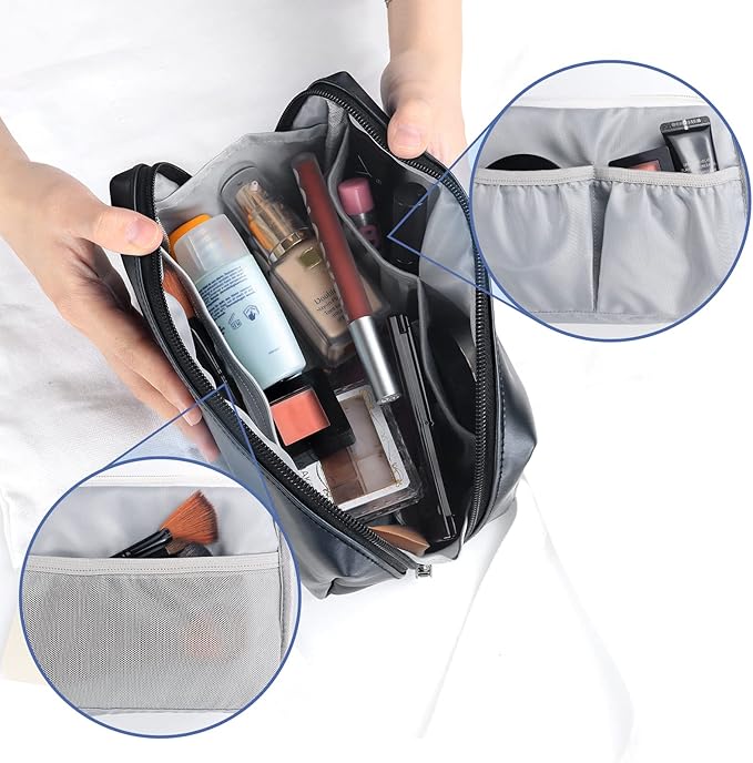 Aosbos Small Makeup Pouch, Travel Cosmetic Bags for Women,Travel Pouch