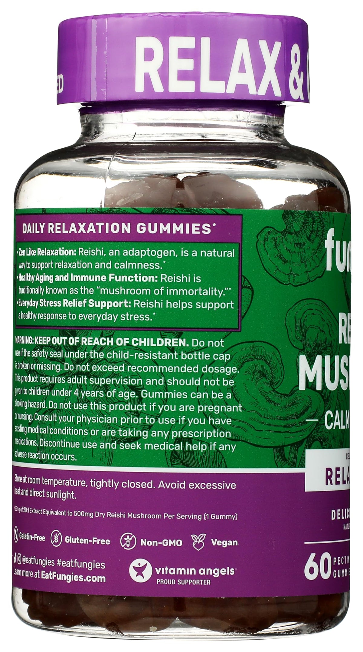 Fungies Reishi Mushroom Extract Gummies | 60 Count