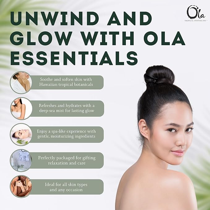 Ola Tropical Apothecary Passion Fruit Gift Set, Butter, Mist & Bath Ritual
