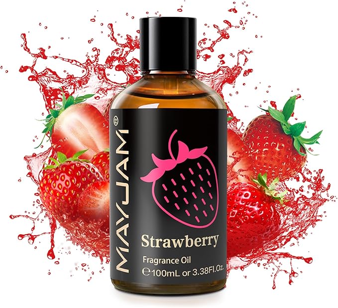 MAYJAM Strawberry Fragrance Oil for Diffusers, 3.38FL.OZ