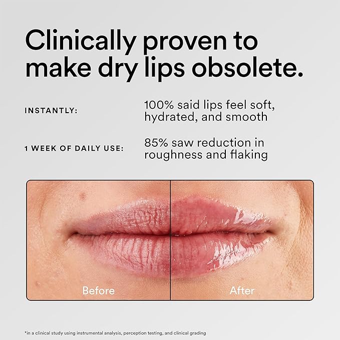 Experiment Softwear Smoothing Lip Treatment Balm - 24hr Hydration with Squalane, Glycerin, & Pomegranate Sterols - Intensive Moisture & Repair for Extra Dry, Flaky Lips - Vegan Lip Balm,.34 FL OZ