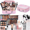 Travel Makeup Kit, Makeup Set For Teen Girls, Make up Gift Set For Women with Makeup Box, Eyeshadow Palettes, Foundation, Concealer, brushes set (Colors 29)