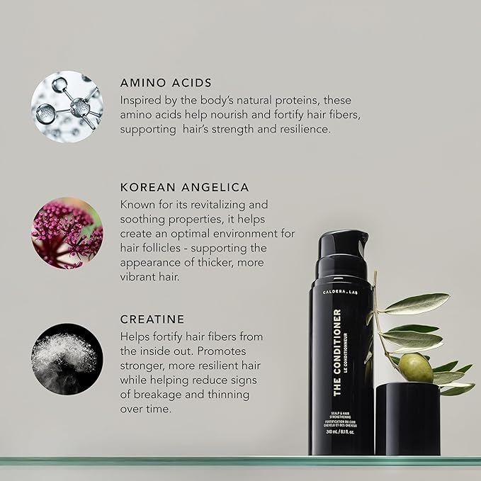 Caldera + Lab The Conditioner | For Men, Repairing + Amino Acids, 8.1 Fl Oz