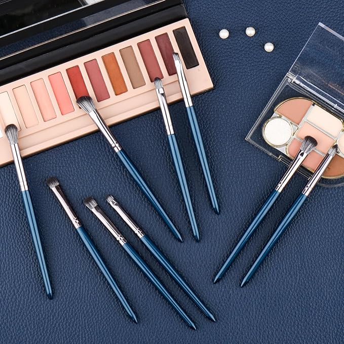 SHELWIN Professional Makeup Brush Set 14Pcs Makeup Brushes Kit Foundation Eyeshadow Powder Blending Eyebrow Eyelash Kabuki Brushes Cosmetic Brushes Travel Kits With Leather Bag Gift