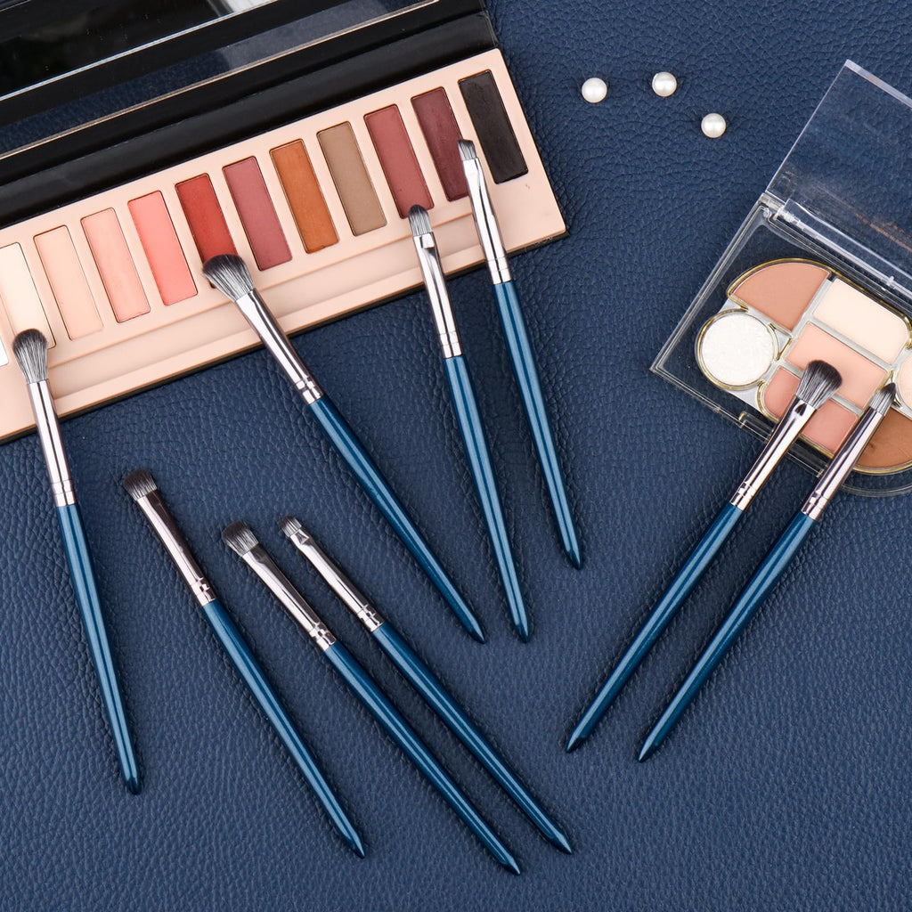 SHELWIN Professional Makeup Brush Set 14Pcs Makeup Brushes Kit Foundation Eyeshadow Powder Blending Eyebrow Eyelash Kabuki Brushes Cosmetic Brushes Travel Kits With Leather Bag Gift