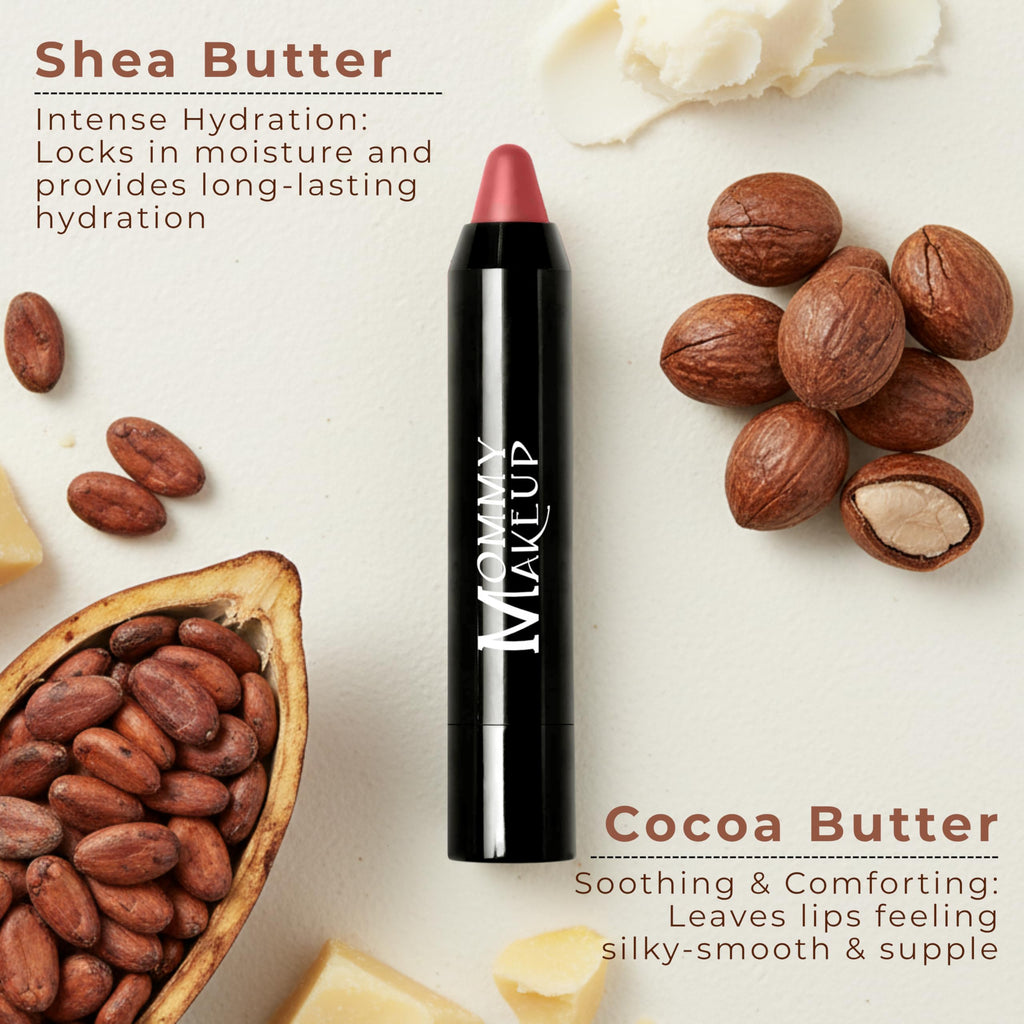 Mommy Makeup Triple Sticks Lipstick, Cream Blush & Treatment All-in-One