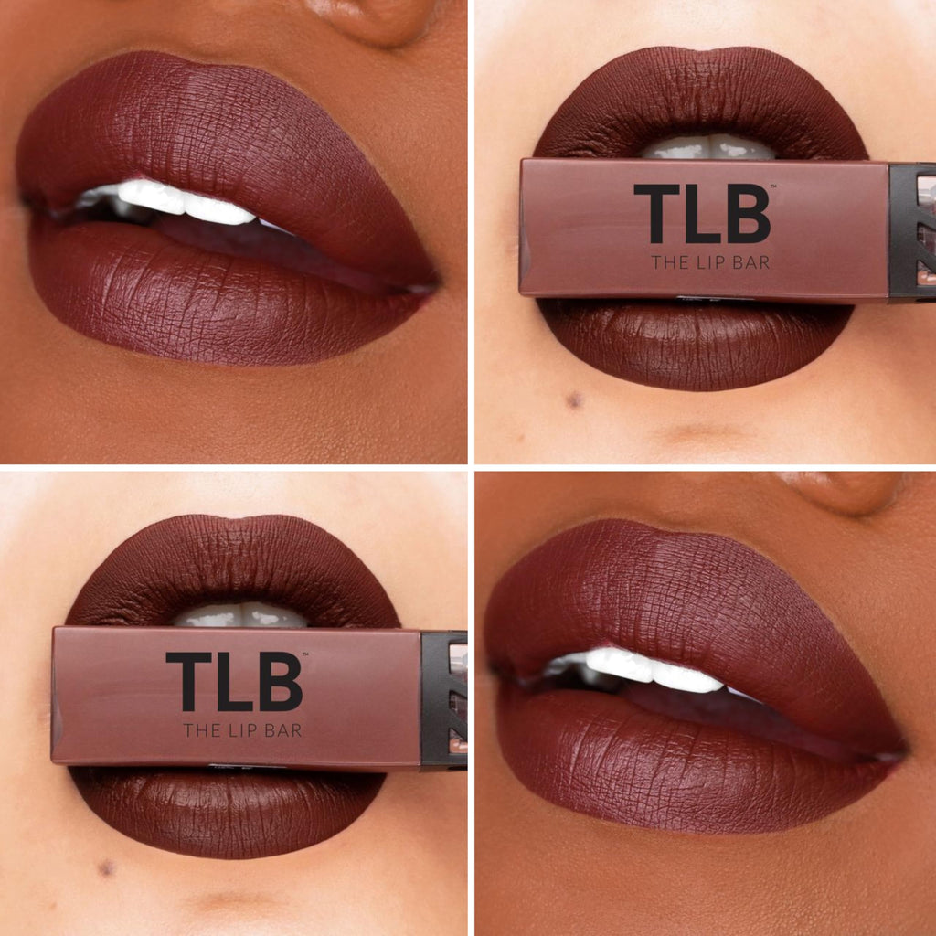 The Lip Bar - Nonstop Liquid Matte Lipstick Mini 2-Pack, Naturalista (Soft Brown) + Low Key - High Pigment - One Swipe - Long Lasting - Jojoba Oil & Vitamin E - Vegan -.24 fl oz each