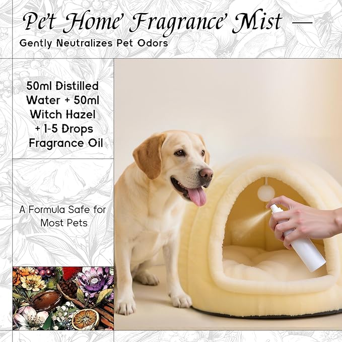 HIQILI Myrtle & Orange Blossom Fragrance Oil for Diffuser, Candle & Soap