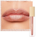 Oulac Bronzy Pink Lipstick for Women, Metallic Shine Liqiud Lip Gloss, Long Lasting Waterproof Lipstick, Oil-Based Formula, Transferpfoof, Vegan & Cruelty-Free Makeup MD06