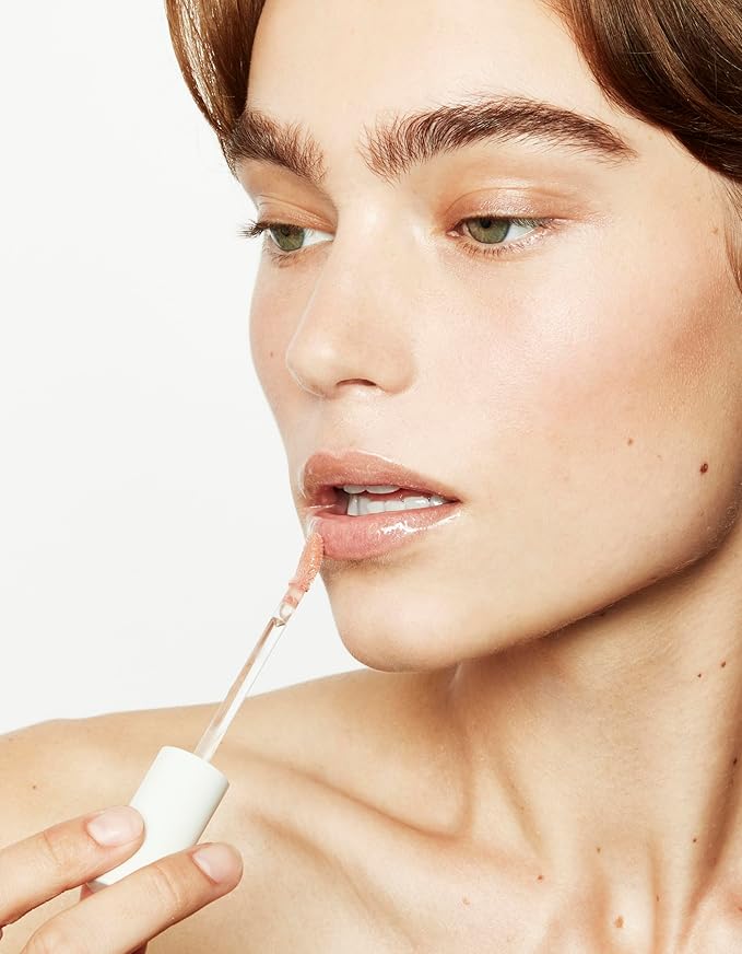Jillian Dempsey Lip Gloss, Hydrating Plumping High-Shine, Golden Pearl