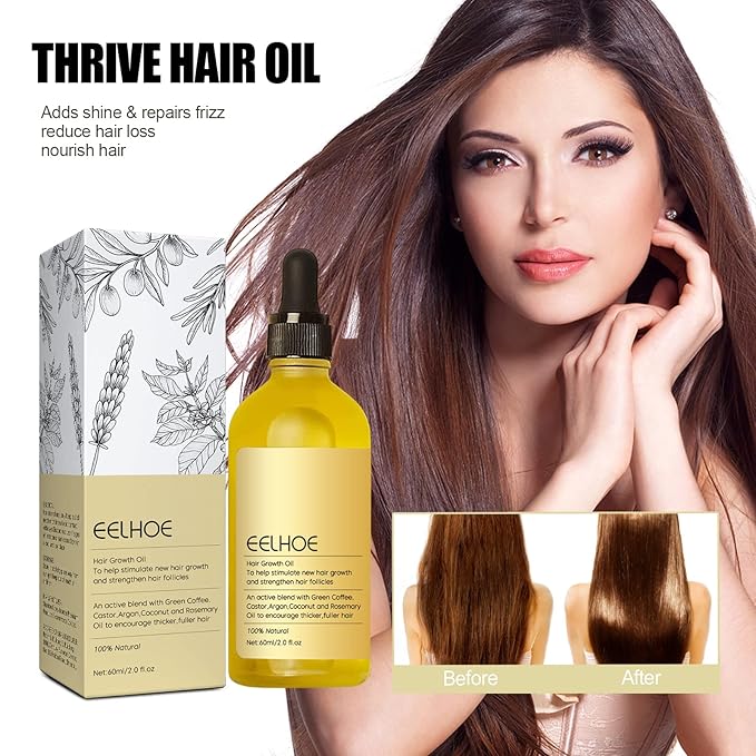 ZIXGIAH 120ML Natural Hair Growth, Rosemary Oil for Hair Growth Organic, Rosemary Oil for Dry Damaged Hair and Growth Thin Hair （2PCS）