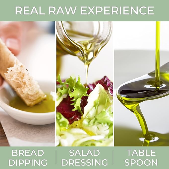 N°1 Drinking Extra Virgin Olive Oil - Italian Olive Oil from Italy 2026 Gold Awards Winner - 522 High Polyphenols evoo - 100% Unrefined and Cold pressed evoo for Drinking and Finishing Use