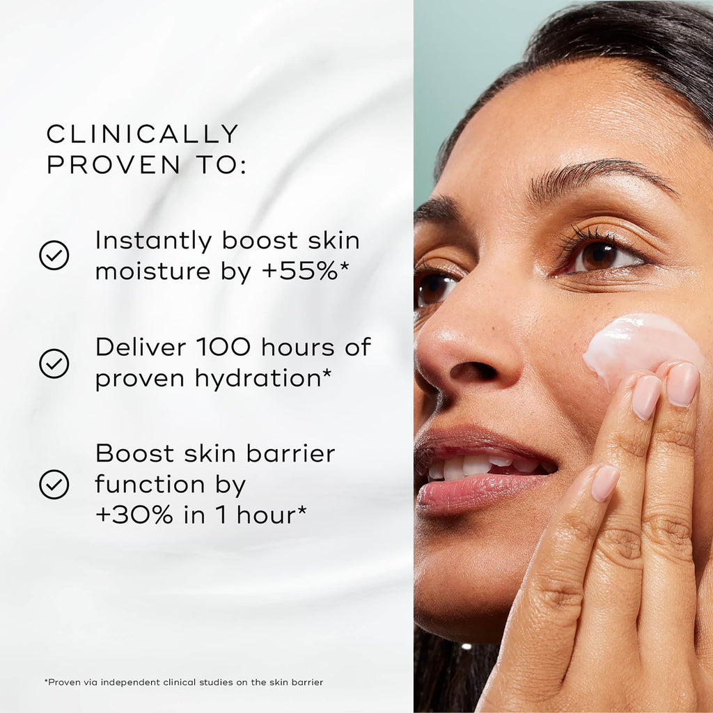 Medik8 Total Moisture Daily Facial Cream - Hydrating Peptide Face Moisturizer with Hyaluronic Acid - Face Cream Supports Skin Barrier - 1.6 oz