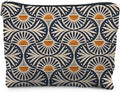 RYYCDOI Boho Makeup Bag Gifts for Women, Sunset Leaf Aesthetic Makeup Pouch