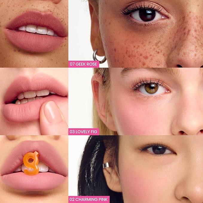 COLORGRAM NUDE BLUR TINT 10 DEAD ROSE | K-Beauty Makeup, Soft-Focus Matte Lip Stain, 2-in-1 Lip & Cheek | Lightweight Blurring Tint for a Smooth & Airbrushed Finish, Non-Sticky Formula