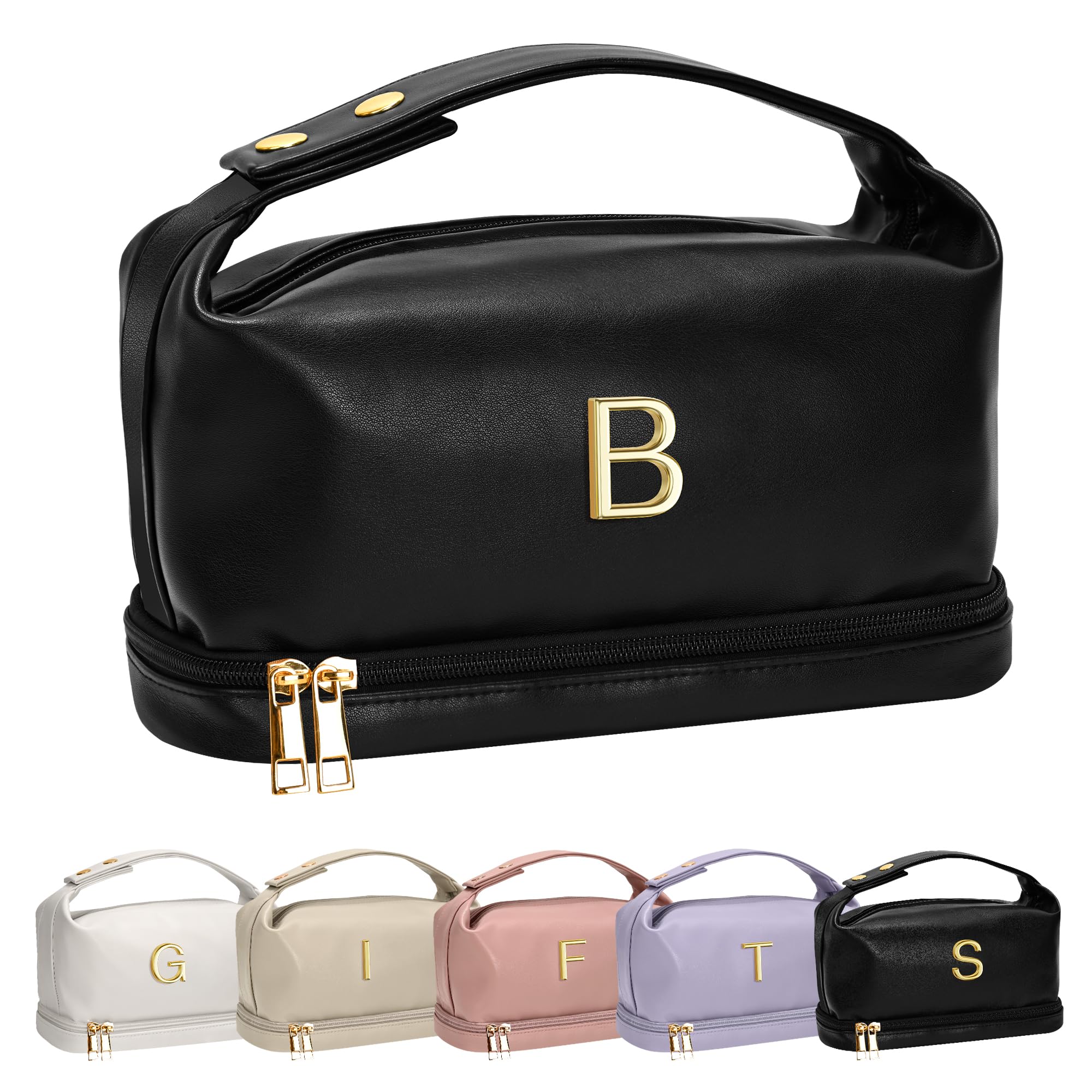 Vogewood Young Women Gifts, Personalized Makeup Bag, Gift for Teens