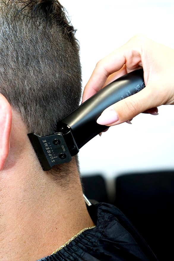 Supreme Trimmer Professional T Shaper | Cordless Hair & Beard Liner for Men | Low Noise, Precision Edger Clippers | Ideal for Sensitive Skin, Kids & Elderly | Barber & Home Use