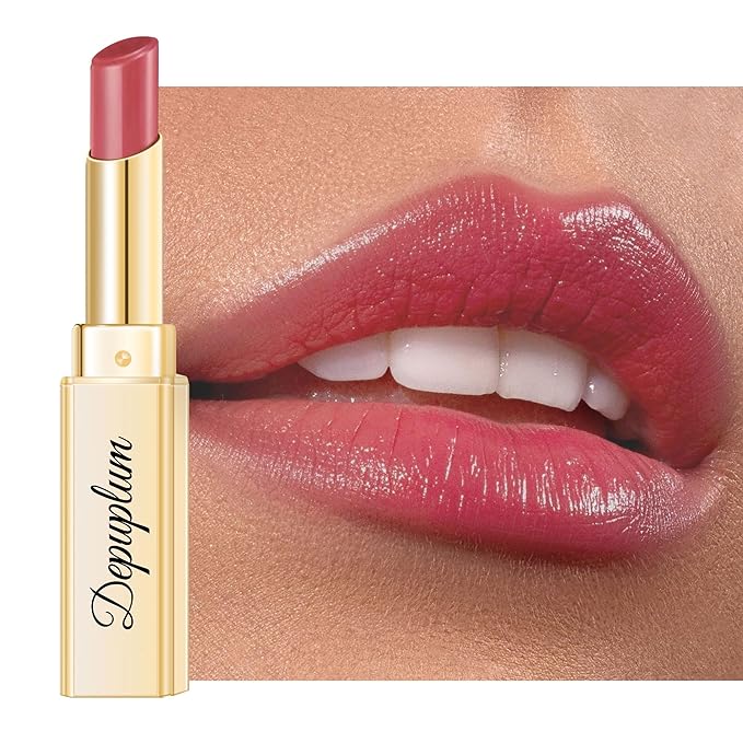 Pink Lipstick for Women Moisture Lip Gloss Tinted Lip Balm for Dry Lips