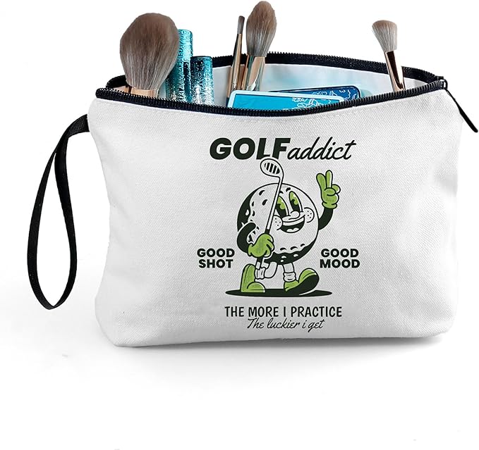 ARIOSEY Golf Gifts for Women, Small Makeup Bag and Golf Accessory Pouch