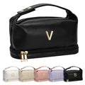Vogewood Gift Ideas, for Women 20S-Personalized Makeup Bags with Handle