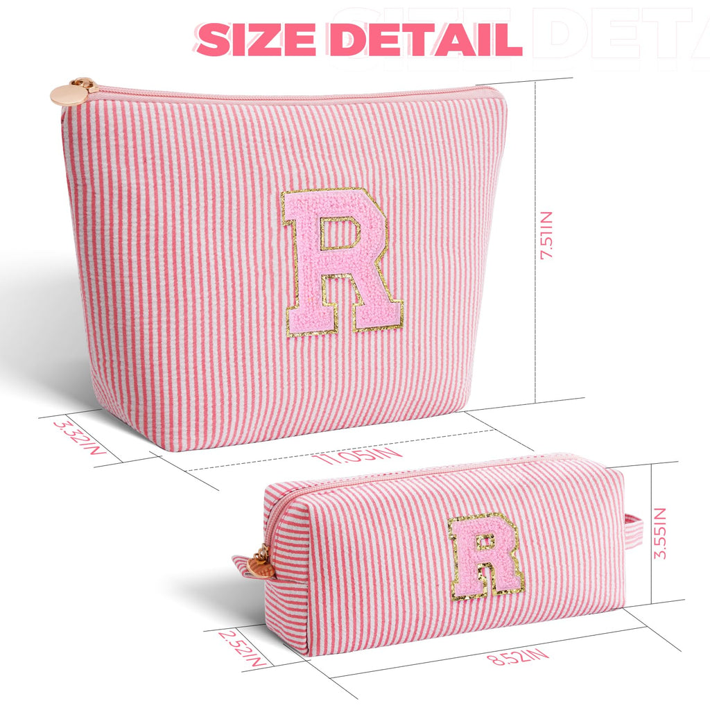 Btffitting Gifts for Teen Girls Women - Birthday Gifts for 10 11 12 13 14 15 16 17 18 Years Old Girl,Makeup Bag Cosmetic Bag,Teacher Gift Trendy Stuff Toiletry Bag - Peach,R