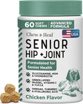 Glucosamine for Senior Dogs Hip and Joint Supplement, 60 Mobility Chews