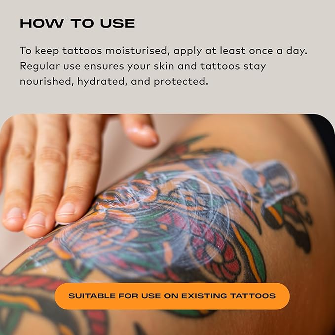 Stories & Ink Tattoo Care Daily Moisturizer | For Healed Tattoos, 6.8 Fl Oz